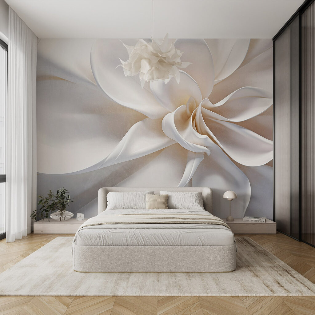 Curled white petals — interior 2