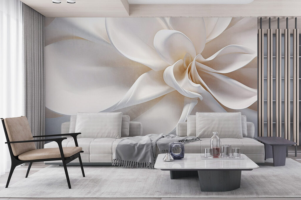 Curled white petals — interior 4