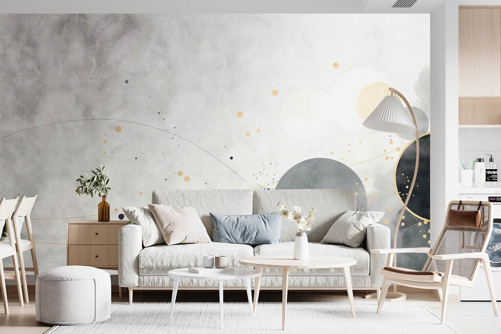 Circles on Weathered Plaster — interior 2