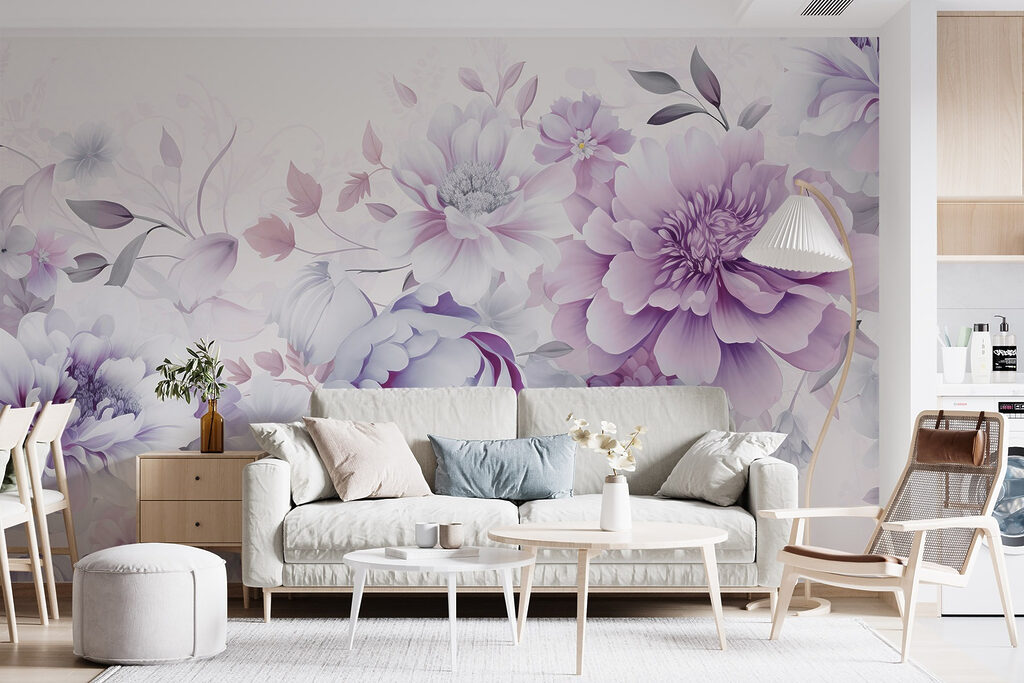 Peony Garden Wash in an interior