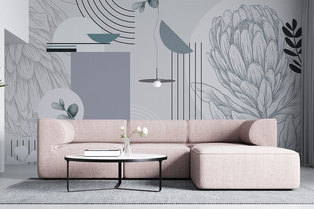 Botanical Shape Collection in an interior