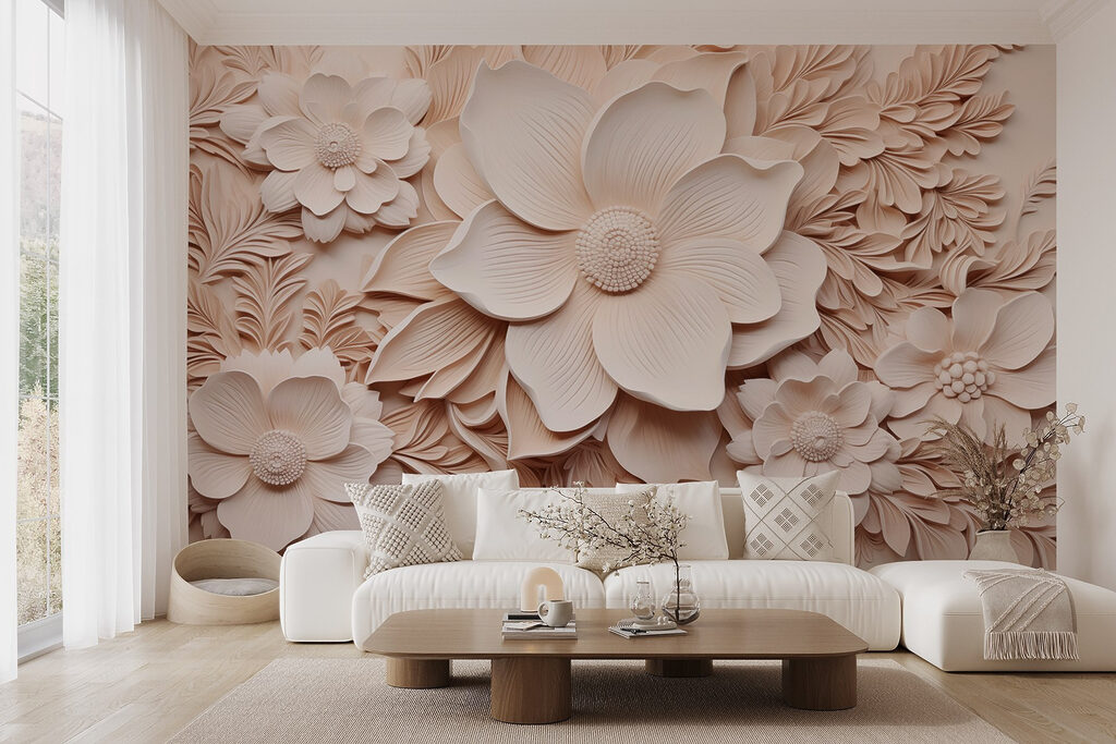 Pink blooms, fine sprigs — interior 2