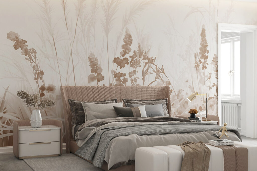 Dried Meadow Border in an interior