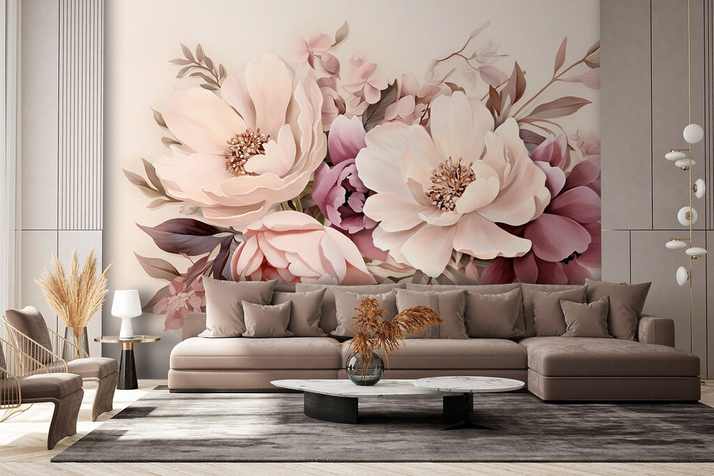 Pastel bouquet on cream — interior 4