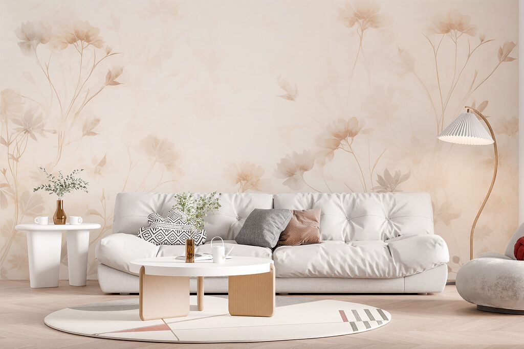 Pale flowers in haze — interior 5