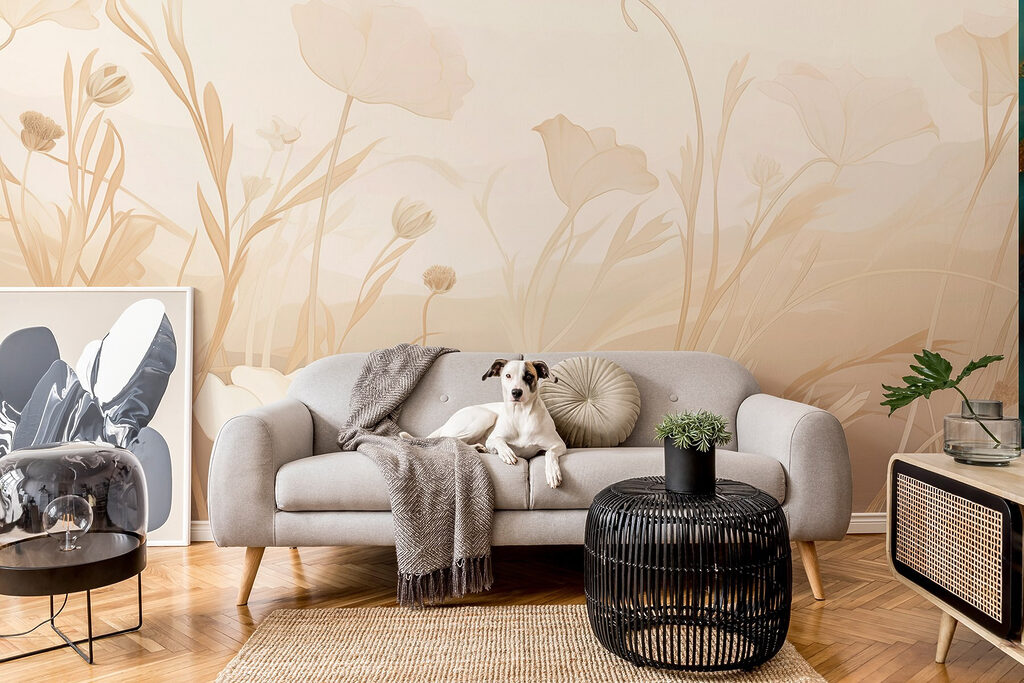 Fine grasses, pale blooms — interior 5
