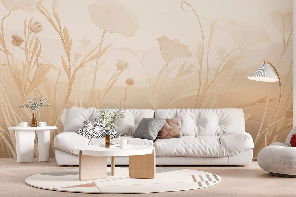 Fine grasses, pale blooms — interior 7