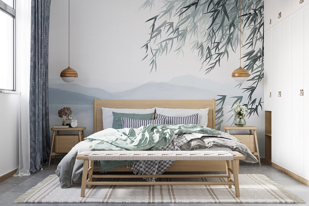 Bamboo above clear water — interior 2