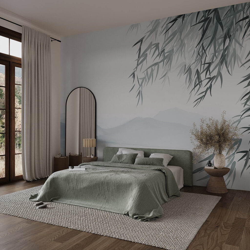 Bamboo above clear water — interior 3