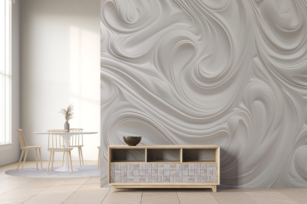 Sculpted Swirls in an interior