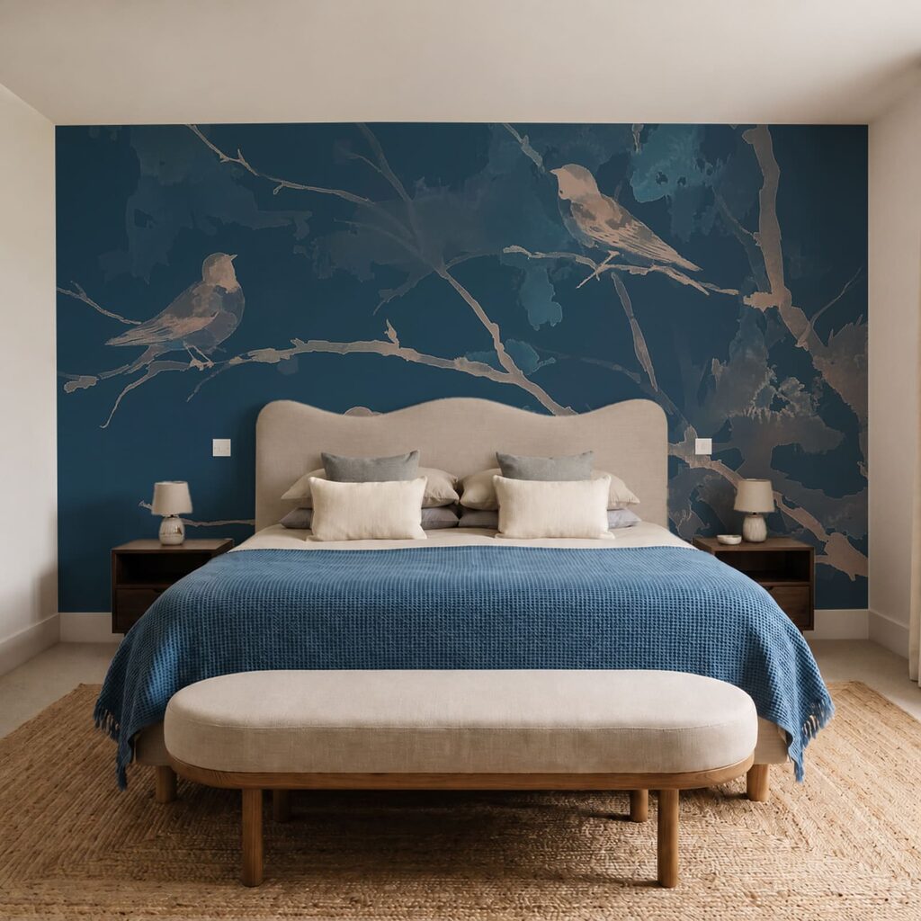 Birds on Leafy Branches — interior 2