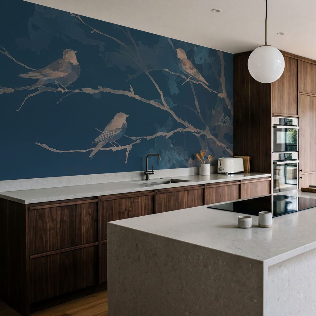 Birds on Leafy Branches — interior 3