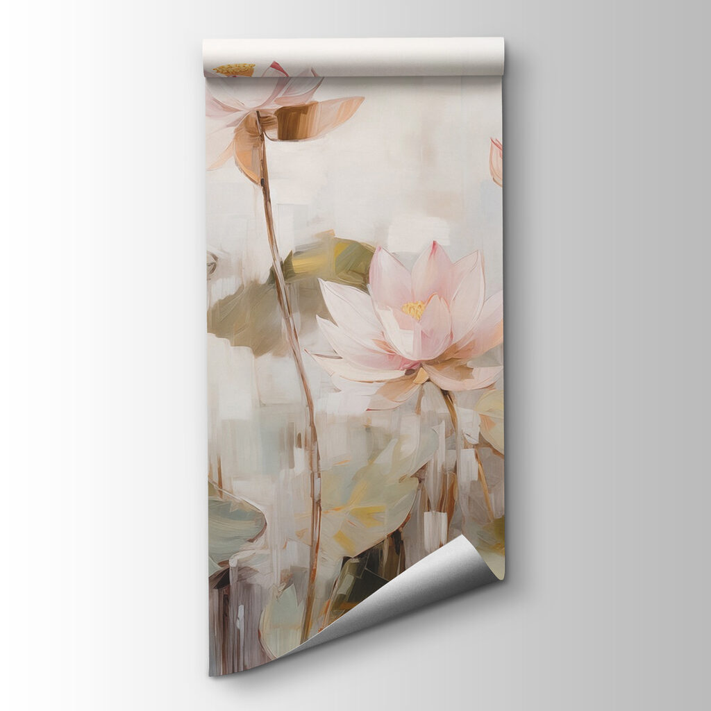 Lotus flowers over water — product view