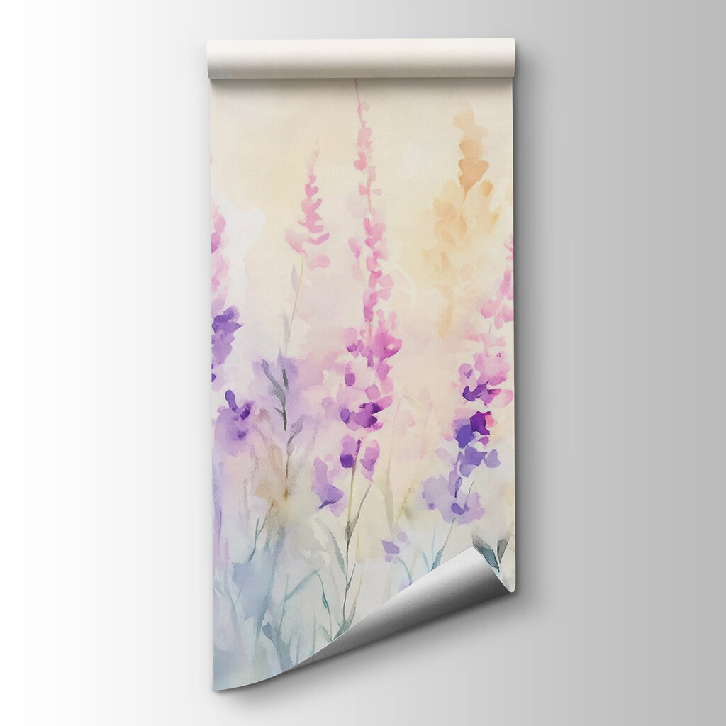 Slender flowers in watercolour — product view