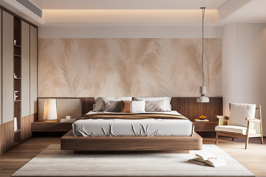 Cream grass plumes — interior 2