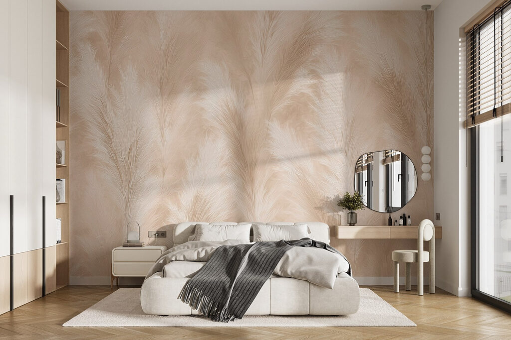 Cream grass plumes — interior 3