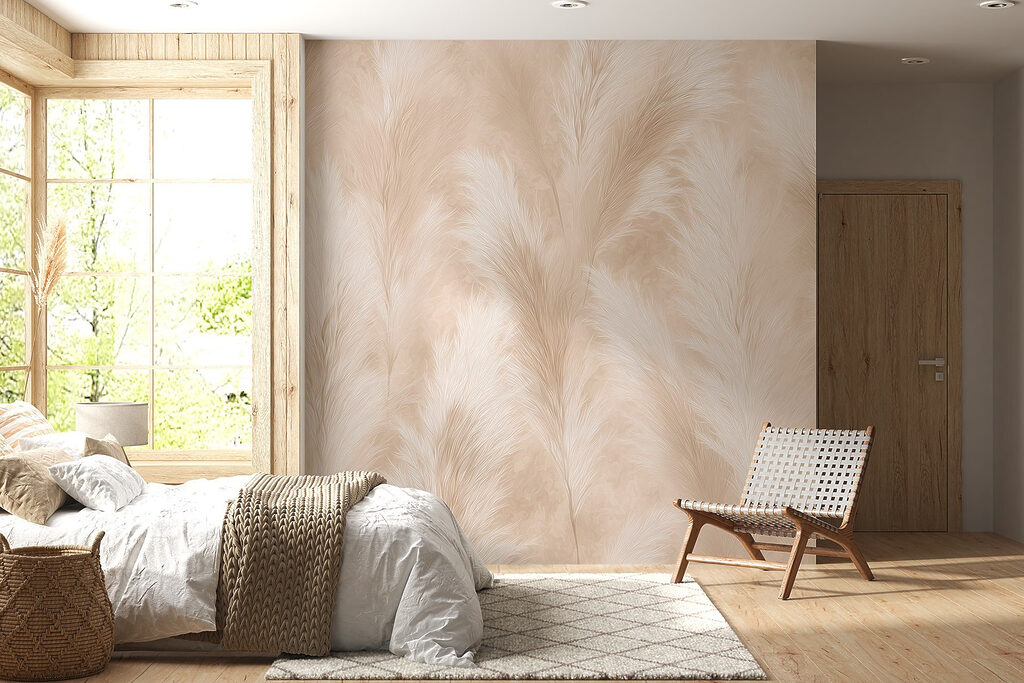 Cream grass plumes — interior 4