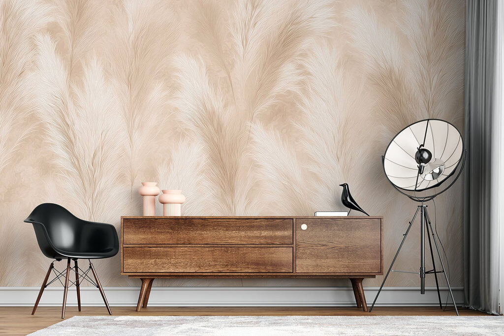 Cream grass plumes — interior 7