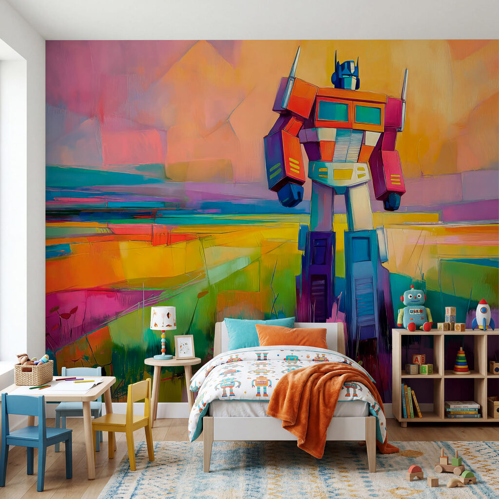 Colourful robot — interior 2