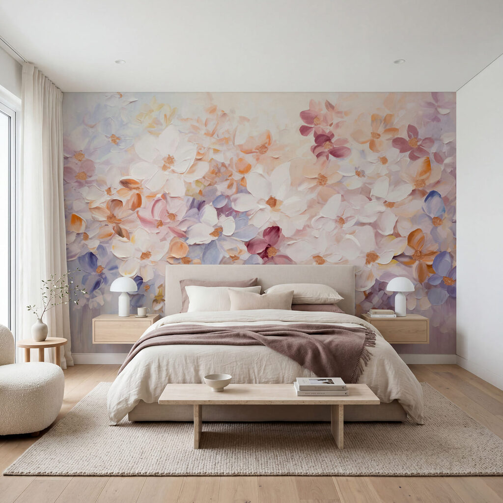 Watercolour Petal Cascade — interior 2