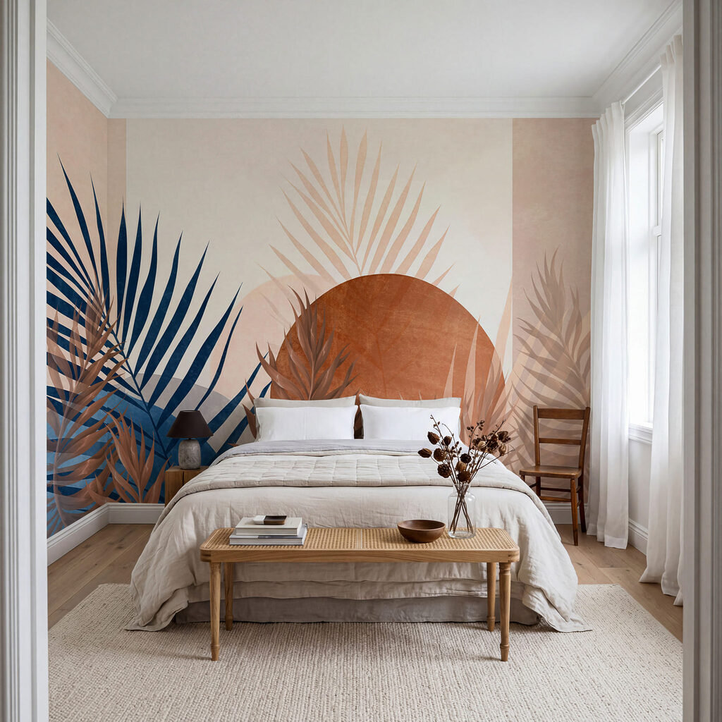 Palm Fronds and Sun — interior 2