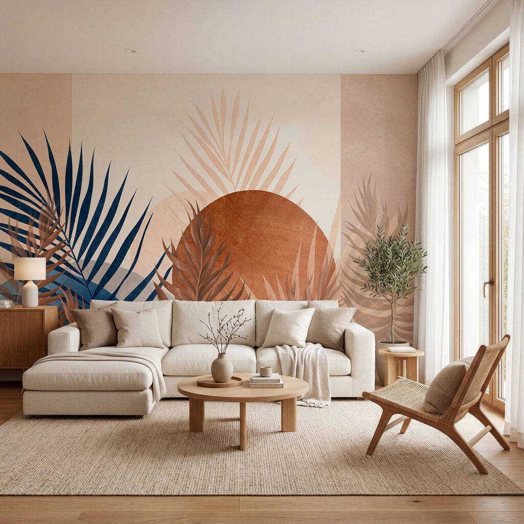 Palm Fronds and Sun — interior 3