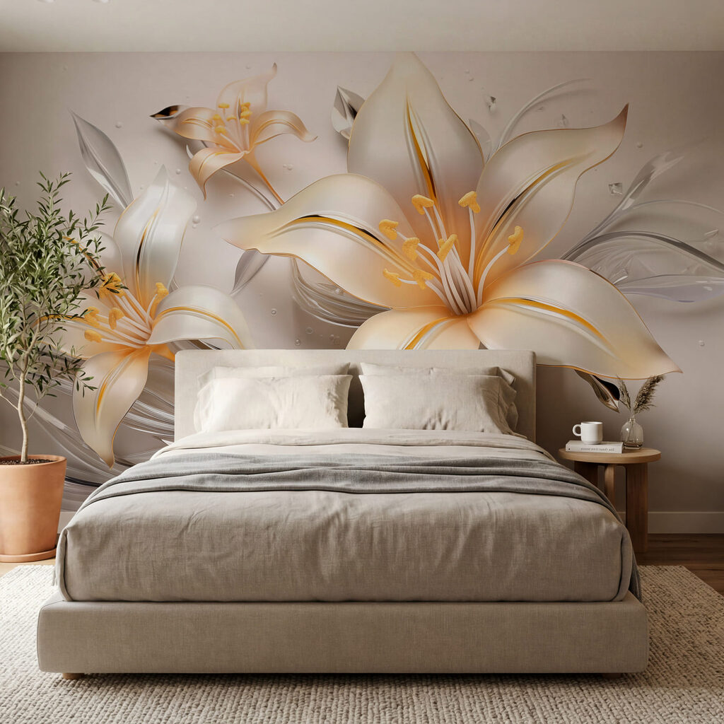 Sculpted Lily Trio — interior 2