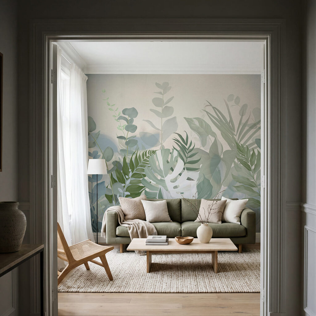 Gathered Foliage in an interior