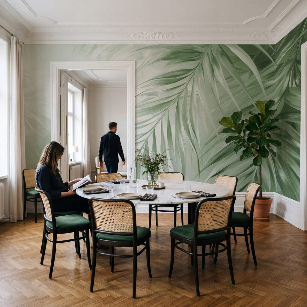 Palm Fronds in Light — interior 1