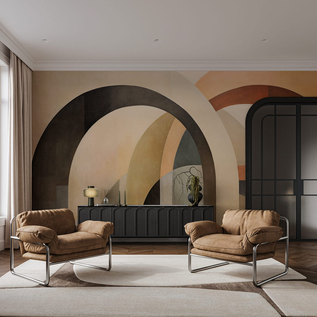 Overlapping Archways in an interior