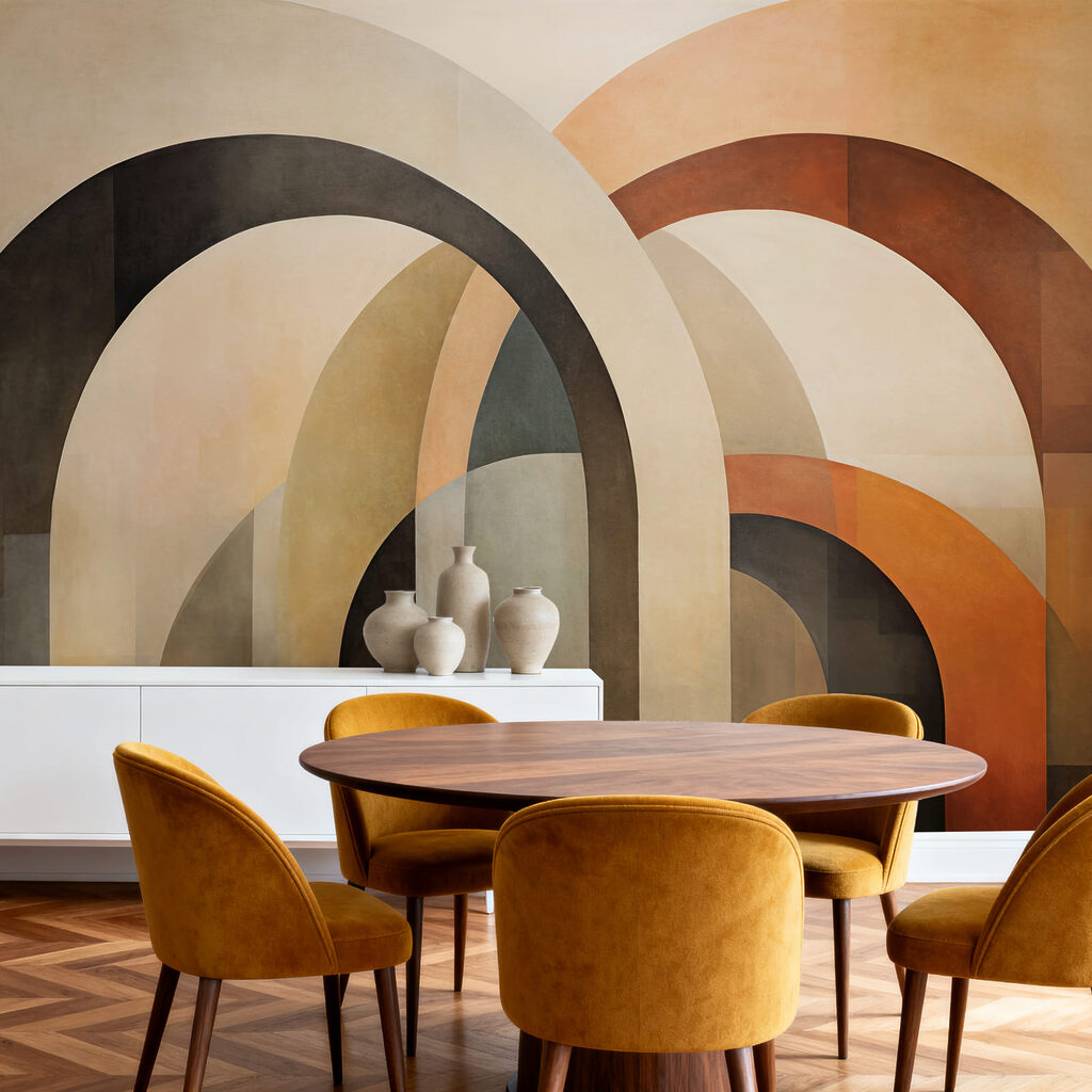 Overlapping Archways in an interior